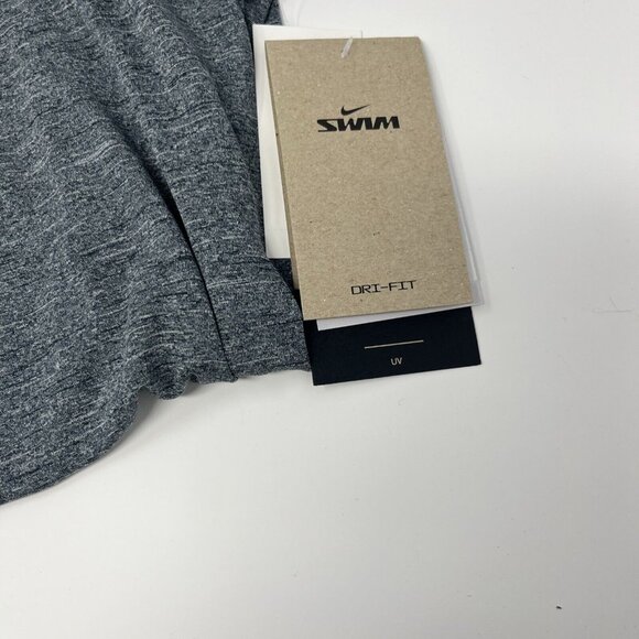 NIKE Nike Swim Neon Logo Heather Short Sleeve Hydroguard Water Shirt XXL - Picture 5 of 5